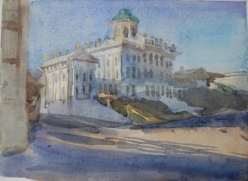 Painting Pashkov House, April. Dobrovolskaya Gayane