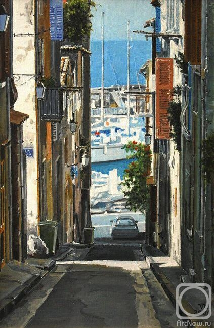 Udaltsov Vladimir. Cassis. The side-street going down to the port
