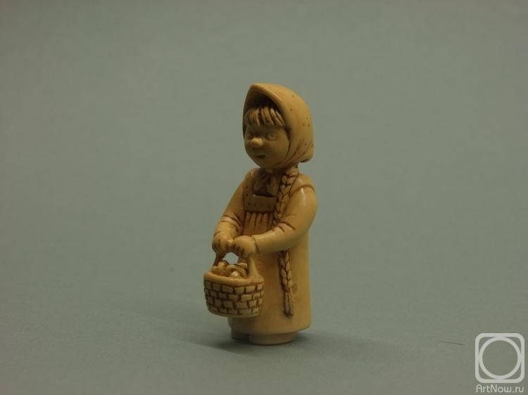 Suchilin Aleksei. Girl with basket