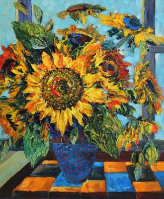 Grebenyuk Yury Mikhaylovich. Sunflowers
