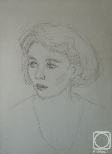 Gaganov Alexander. Portrait of a Girl