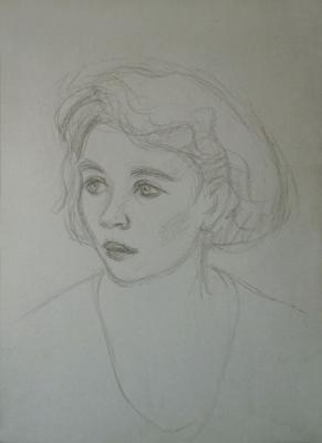 Portrait of a Girl. Gaganov Alexander