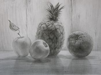 Still life with pineapple ( ). Murtazin Ildus