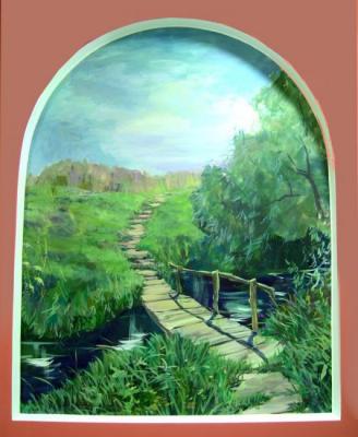 Wall panno 9 Restaurant Russian Hall. Stroev Mikhail