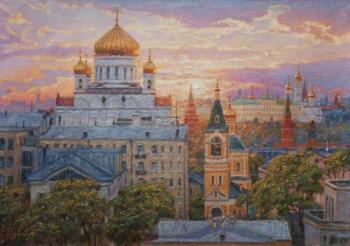 Moscow sunset. Razzhivin Igor