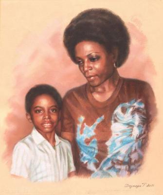 Mother and Son. Deynega Tatyana