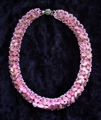 Necklace "Rose"