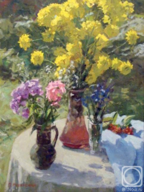 Rubinsky Pavel. Still life with flowers