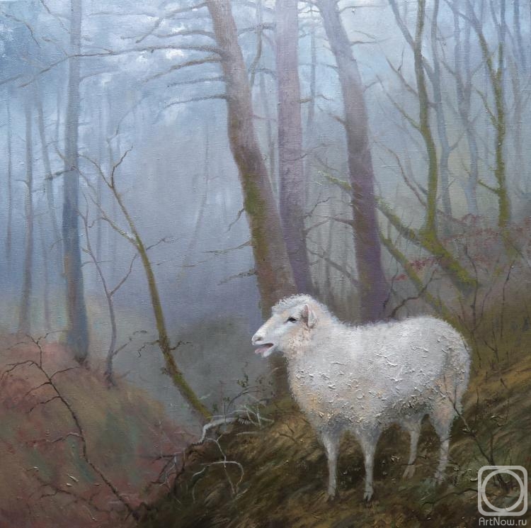 Лес притчи. Заблудшая овца фразеологизм. Баран живопись. Овцы в лесу. Притча о заблудшей овечке.