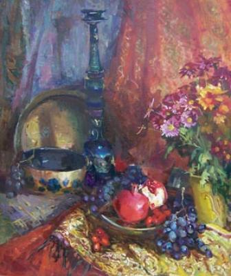 Still-life with a pomegranate. Korkishko Viktorya