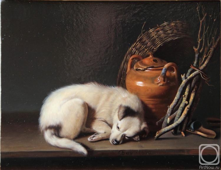 Beysheev Kemel. Sleeping doggie