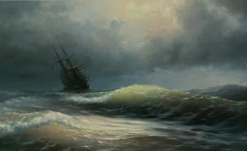 Storm. I.K.Aivazovsky (copy)