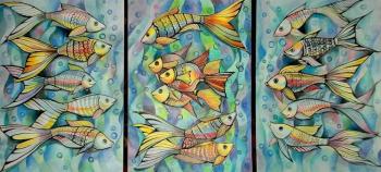 Fish (triptych). Namakonova Evgenia
