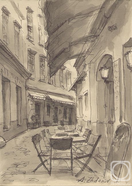 Zhdanov Alexander. Viennese sketches. 6