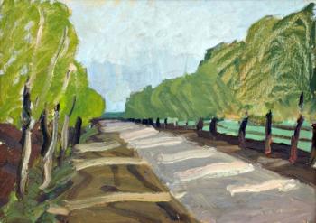 Landscape with road. Teryaev Timothy