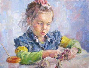 Young craftswoman. Voronov Vladimir