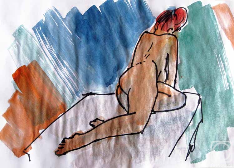 Karaceva Galina. Nude 60