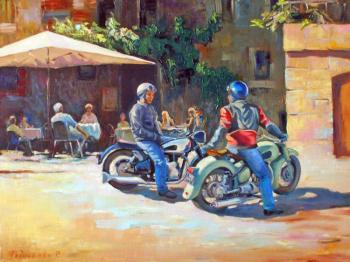 On the square in cafe. Fedosenko Roman
