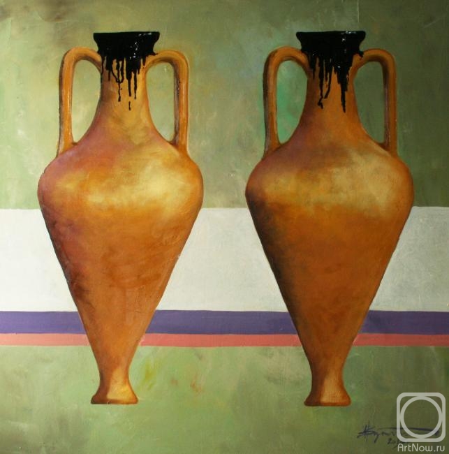 Voznesenskiy Aleksey. Amphorae with oil