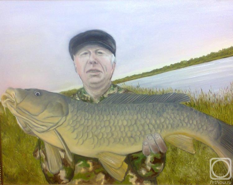 Krivokhizhin Vitaliy. Portrait of a Fisherman