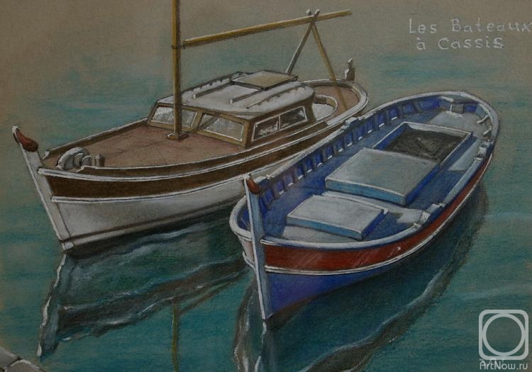 Udaltsov Vladimir. Two boats in Cassis