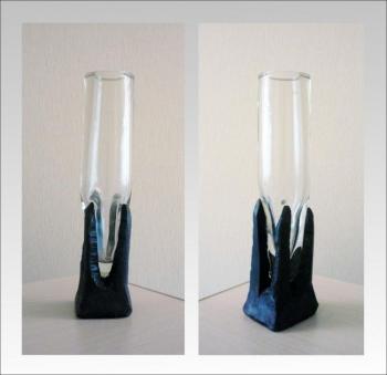Cup-vase "Ice Age". Mikhareva Natalia