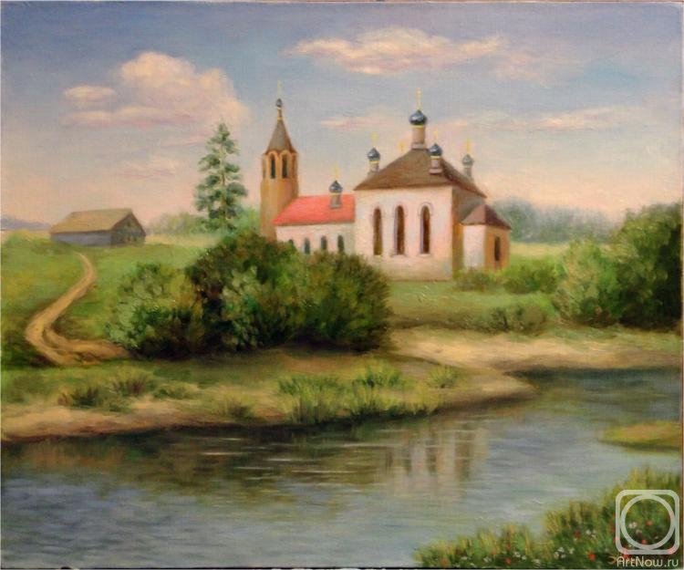 Norenko Anastasya. Temple by the River