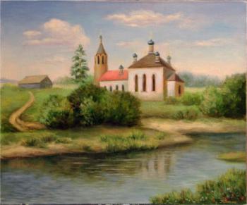 Temple by the River. Norenko Anastasya