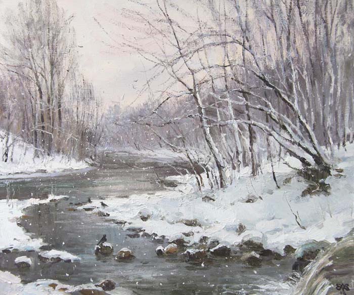 Efremov Alexey. Iset river. Winter
