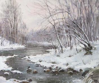 Iset river. Winter. Efremov Alexey