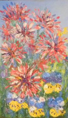 Asters and pansies. Naddachin Sergey