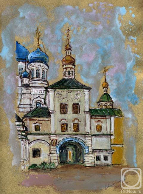 Volkhonskaya Liudmila. Gate Church of the Icon of the Tolga Mother of God of the Nikolo-Perervinsky Monastery