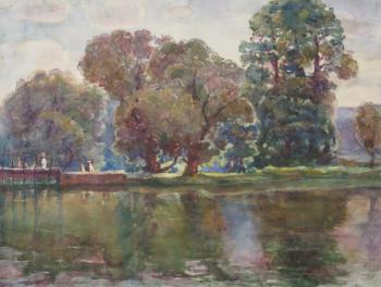 Summer day at the dam