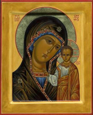 The image of the Blessed Virgin of Kazan (  ). Alenicheva Margarita