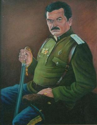 Portret potomstvennogo kazaka. Abdullaev Vadim