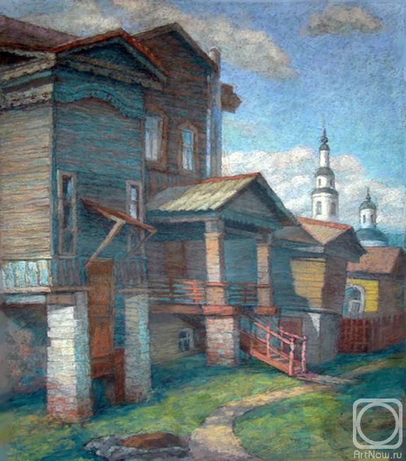 Volfson Pavel. Old house in Maloyaroslavets