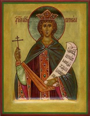 The image of Saint Catherine the Great Martyress. Alenicheva Margarita