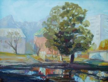 Autumn puddles. Kirichenko (Sorel) Natalia