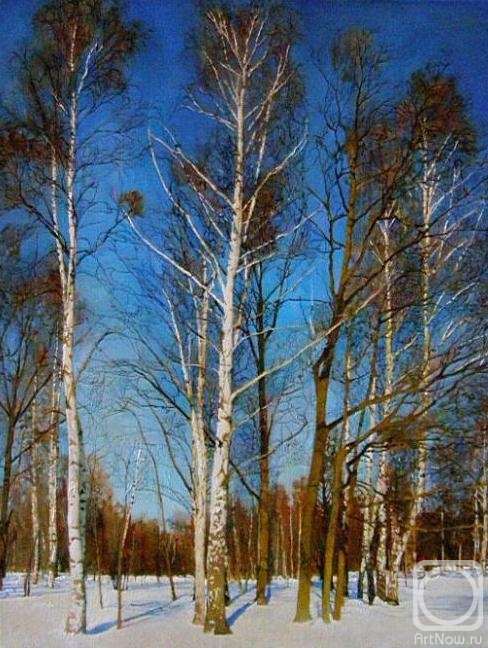 Egorov Viktor. Birch Trees in winter