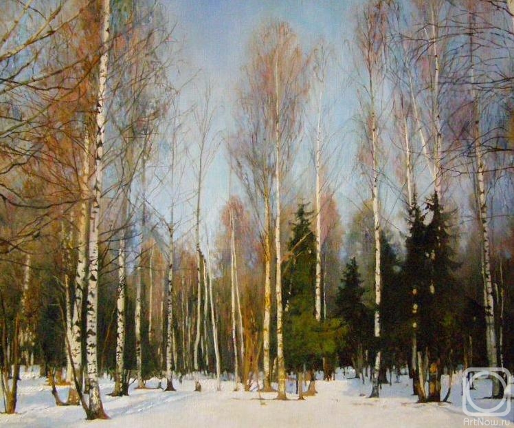 Egorov Viktor. Birches in Gatchina