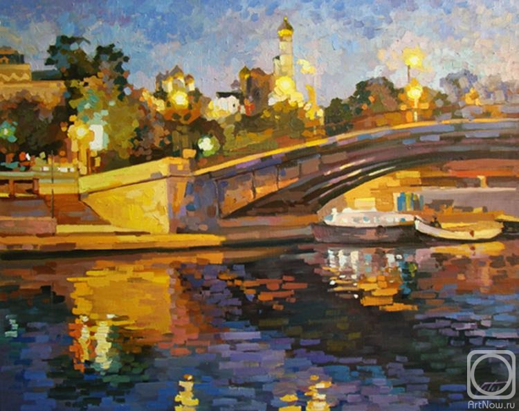 Chizhova Viktoria. Warm evening. Maly Moskvoretsky Bridge
