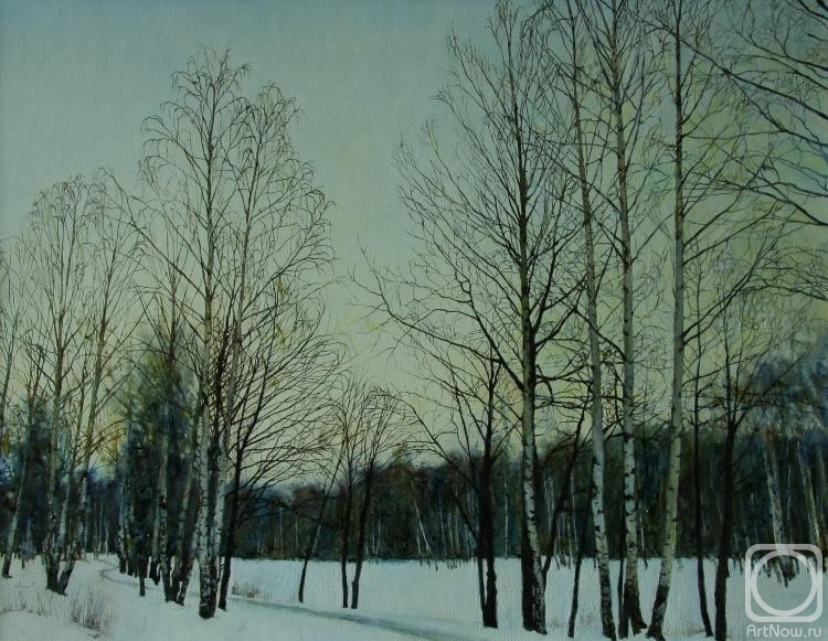 Egorov Viktor. Winter evening