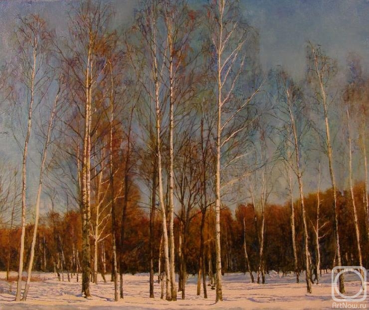 Egorov Viktor. Birch Grove in Peterhof