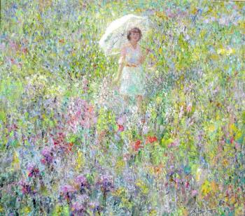 Girl with an umbrella