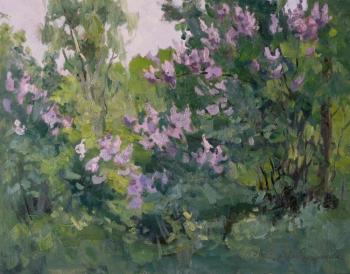 In the thickets of lilacs. Serebrennikova Larisa