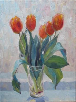 Bouquet of tulips. Klushnik Natalia