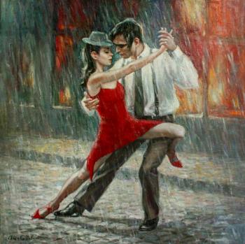 Tango in the rain. Gibet Alisa