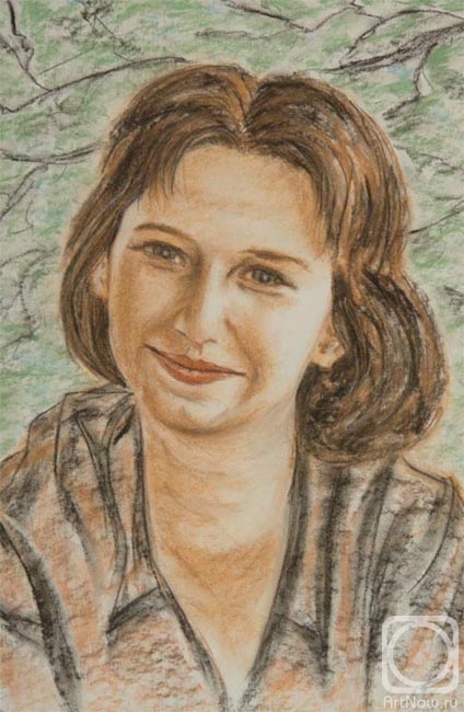 Shturkina Gabriella. Portrait of the girlfriend. Lena