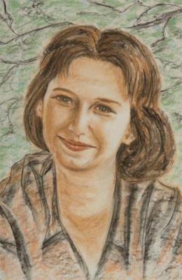 Portrait of the girlfriend. Lena. Shturkina Gabriella