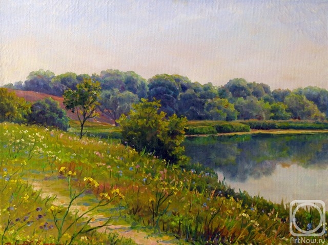 Dobrodeev Vadim. Summer day by the lake